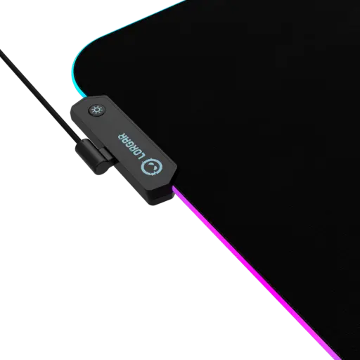 Lorgar Steller 919, Gaming mouse pad, High-speed surface, anti-slip rubber base, RGB backlight, USB connection, Lorgar WP Gameware support, size: 900mm x 360mm x 3mm, weight 0.635kg