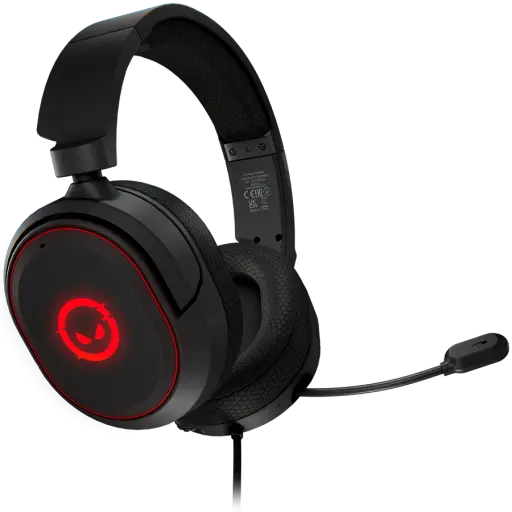 LORGAR Kaya 460, USB Gaming headset with microphone, CM108B, RGB backlight, Plug&Play, USB-A connection cable 2m, fabric ear pads, size: 192*184.7*88mm, 0.329kg, black