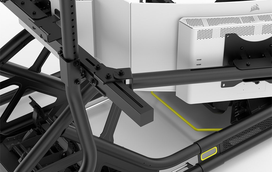 GT Cockpit Triple Monitor Expansion Kit (black)