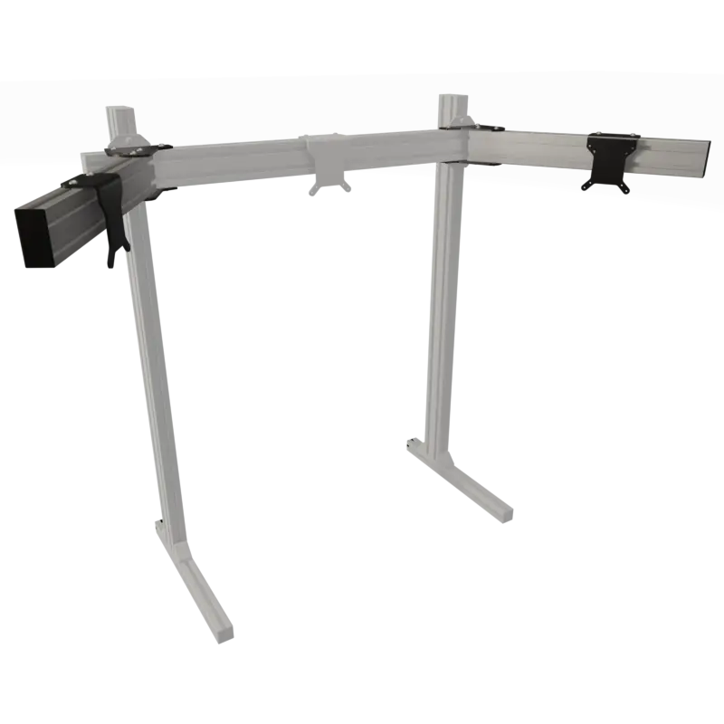 EG EVO Triple Screen Arm Add-On - Standard Aluminium EG Evolved Simulator Rigs