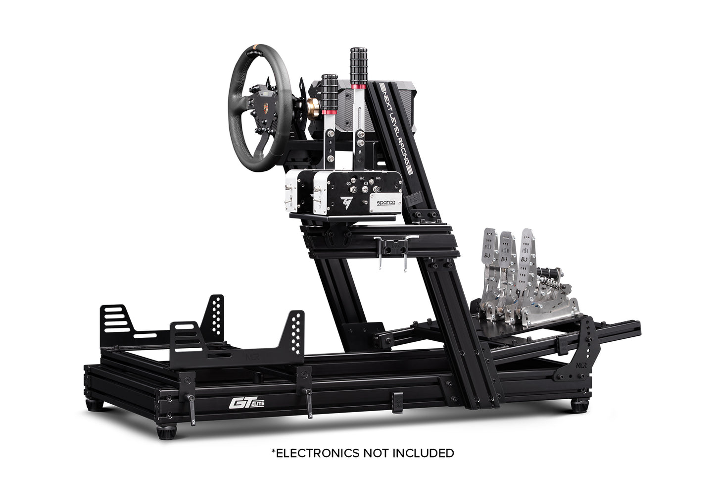 Next Level Racing - GTElite Aluminium Simulator Cockpit - Wheel Plate Edition