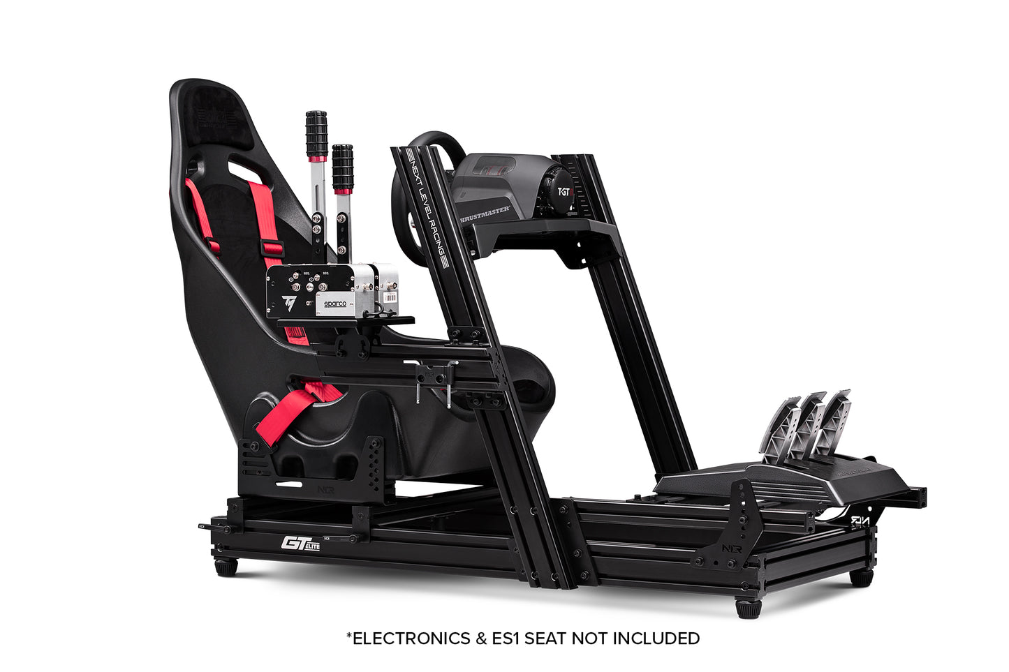 Next Level Racing - GTElite Aluminium Simulator Cockpit - Wheel Plate Edition