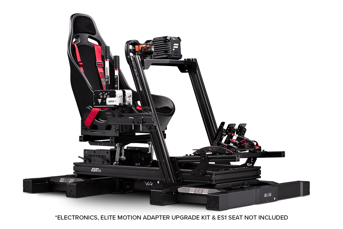Next Level Racing - GTElite Aluminium Simulator Cockpit - Wheel Plate Edition