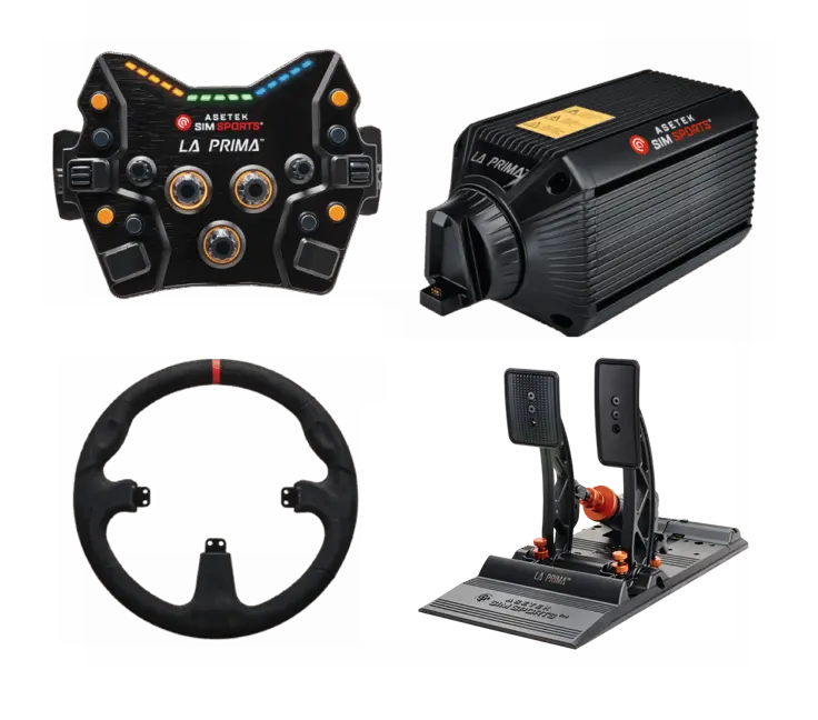 Asetek SimSports® La Prima™ Sim Racing GT Bundle – EG Evolved