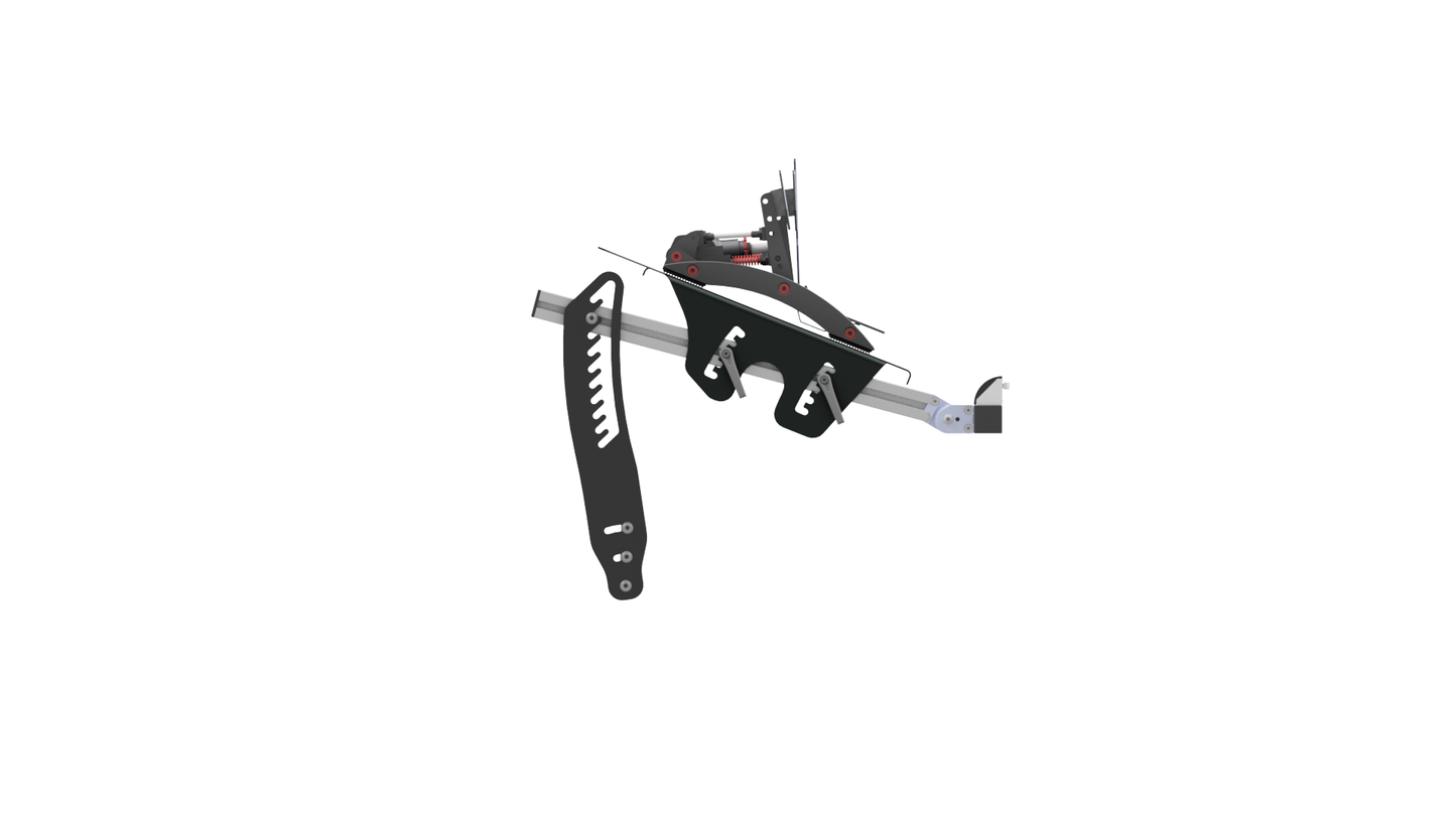 EG-R Aluminium Rig F1 Pedal Base Assembly Addon