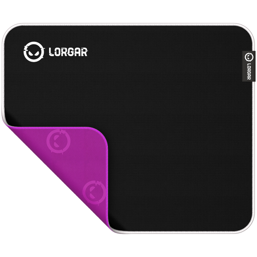 Lorgar Legacer 753, Gaming mouse pad, Ultra-gliding surface, Purple anti-slip rubber base, size: 360mm x 300mm x 3mm, weight 0.23kg