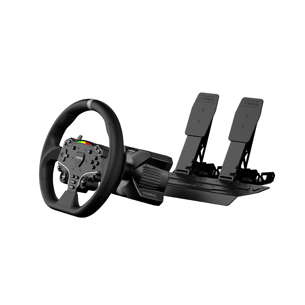 MOZA R3 Racing Wheel and Pedals - for PC ONLY – EG Evolved Simulator Rigs