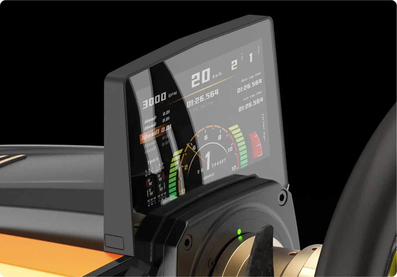 MOZA RM High-Definition Digital Dash – EG Evolved Simulator Rigs