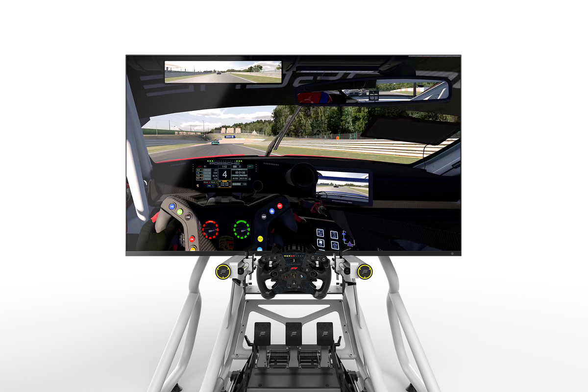 GT Cockpit Monitor Stand (White)