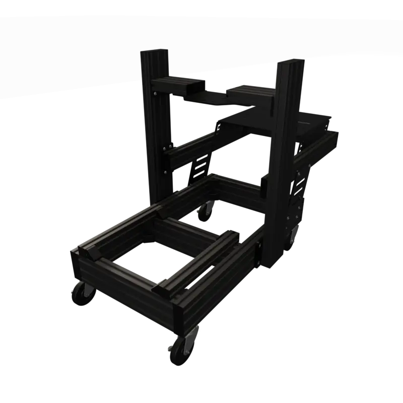 EG EVO Formula Base Rig - Anodized in Black EG Evolved Simulator Rigs