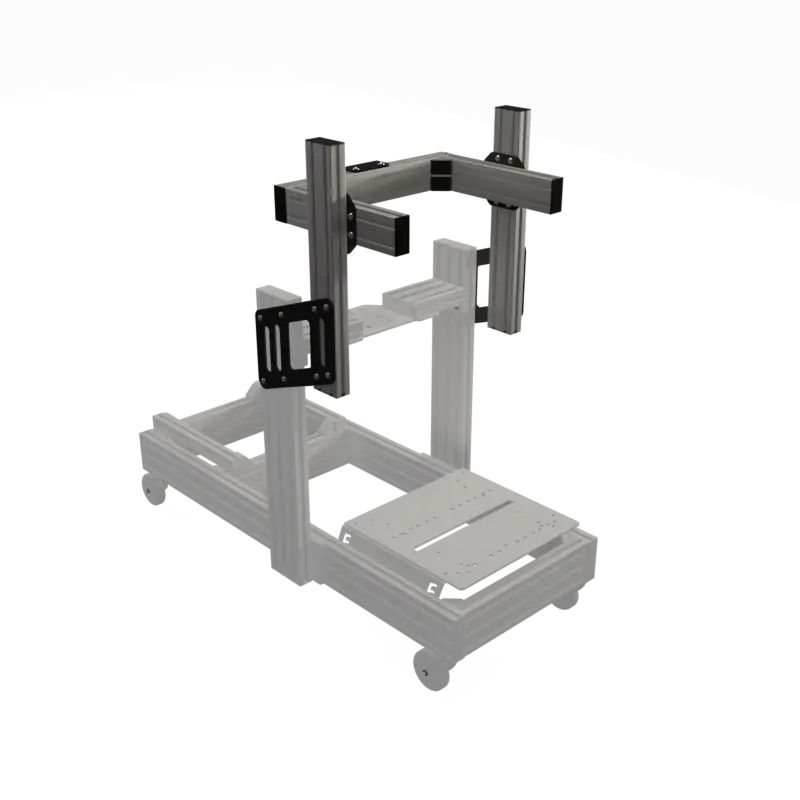 EG EVO Single Screen Add-On - Standard Aluminium EG Evolved Simulator Rigs