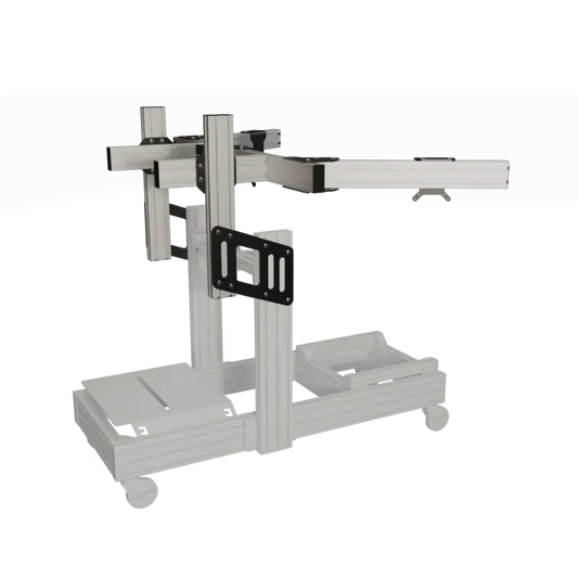 EG EVO Triple Screen Add-On - Standard Aluminium EG Evolved Simulator Rigs