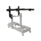 EG EVO Triple Screen Add-On - Anodized in Black EG Evolved Simulator Rigs