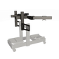 EG EVO Triple Screen Add-On - Anodized in Black EG Evolved Simulator Rigs
