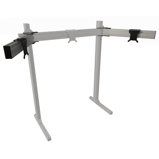 EG EVO Triple Screen Arm Add-On - Standard Aluminium EG Evolved Simulator Rigs