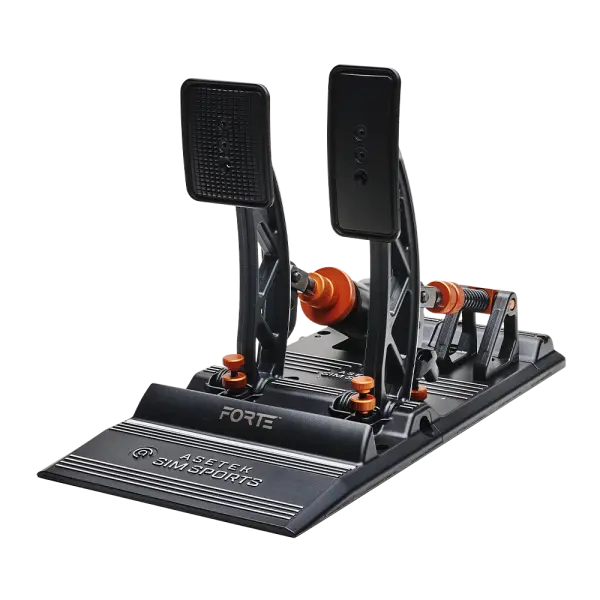 Asetek SimSports® Forte® Sim Racing Pedals Brake & Throttle Asetek