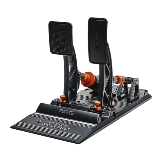 Asetek SimSports® Forte® Sim Racing Pedals Brake & Throttle Asetek