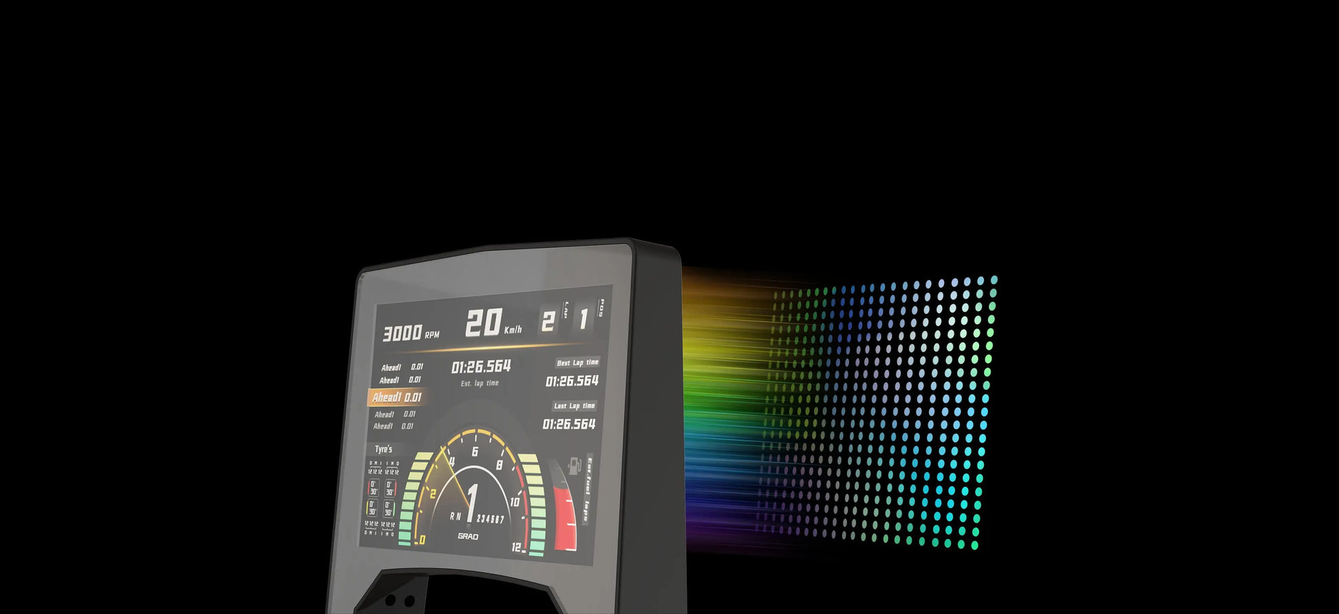 MOZA RM High-Definition Digital Dash – EG Evolved Simulator Rigs