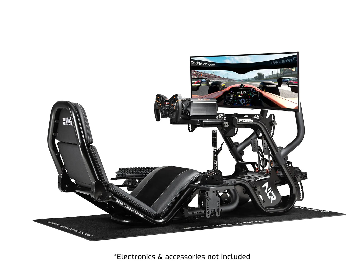 Next Level Racing - F-GT Pro Formula and GT Racing Simulator Cockpit- Black Edition Next Level Racing