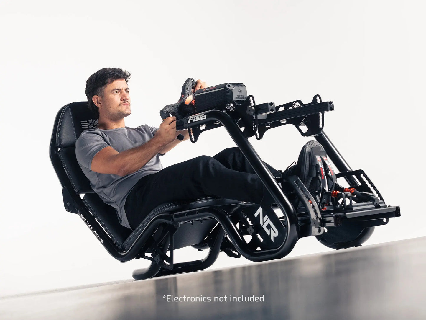Next Level Racing - F-GT Pro Formula and GT Racing Simulator Cockpit- Black Edition Next Level Racing
