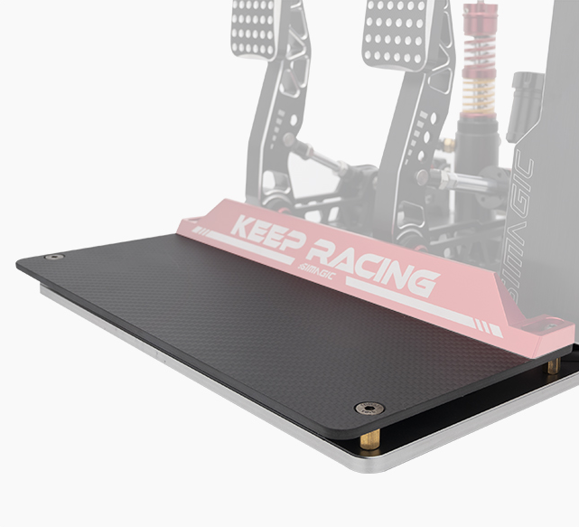 Simagic Carbon Fiber Heel Riser – EG Evolved Simulator Rigs
