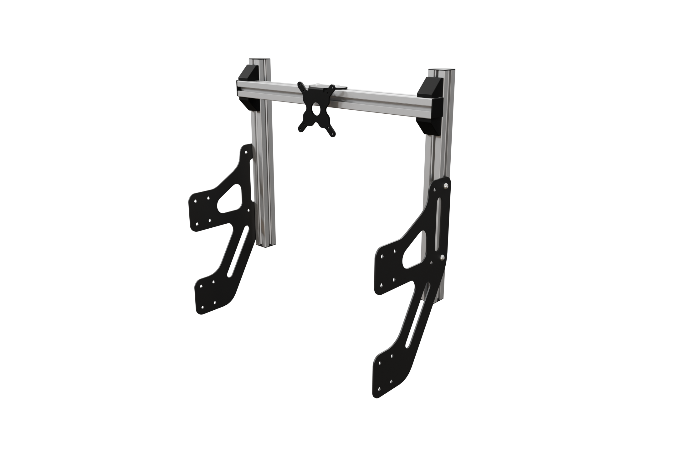 EG-R GT Single Monitor A-Frame Assembly – EG Evolved Simulator Rigs