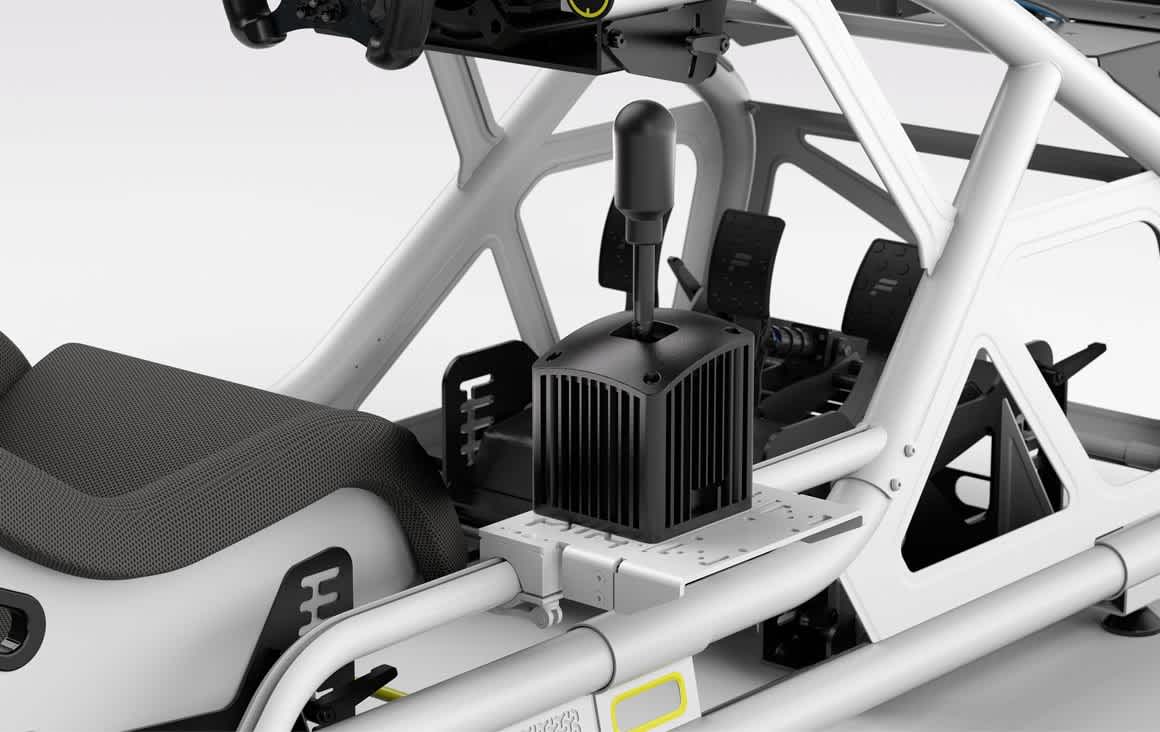 GT Cockpit Shifter Mount - Right (White)