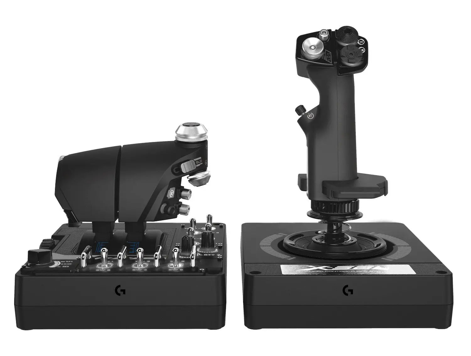 X56 HOTAS RGBスロットルおよびスティックコントローラ Logitech X56 H.O.T.A.S RGB Throttle and Stick Simulation