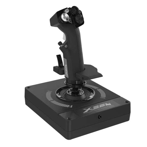 Logitech X56 H.O.T.A.S RGB Throttle and Stick Simulation Controller ...
