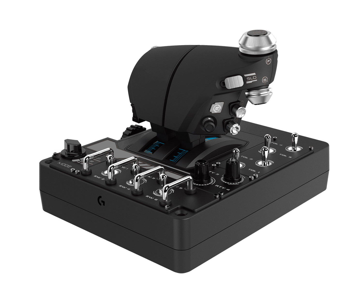 Logitech X56 H.O.T.A.S RGB Throttle and Stick Simulation Controller ...