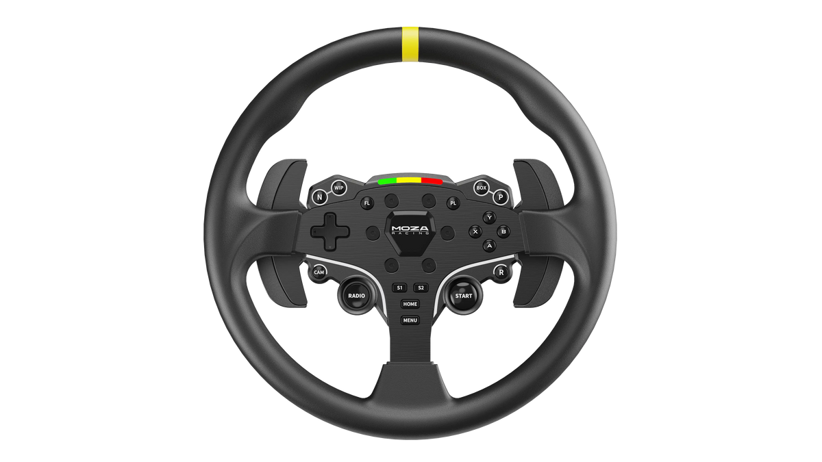 Round Wheel Plug In MOZA ES 12-inch Round Wheel Mod - EG Evolved Simulator Rigs