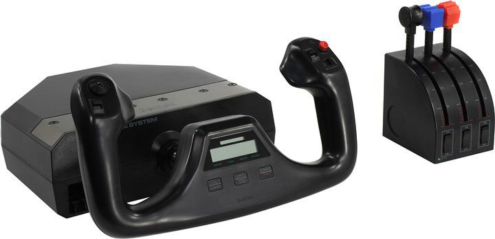 Logitech G PRO Flight Yoke System, Professional Simulation Yoke and  Throttle Quadrant, 3 Modes, 75 Programmable Controls, Configurable Throttle  Knobs